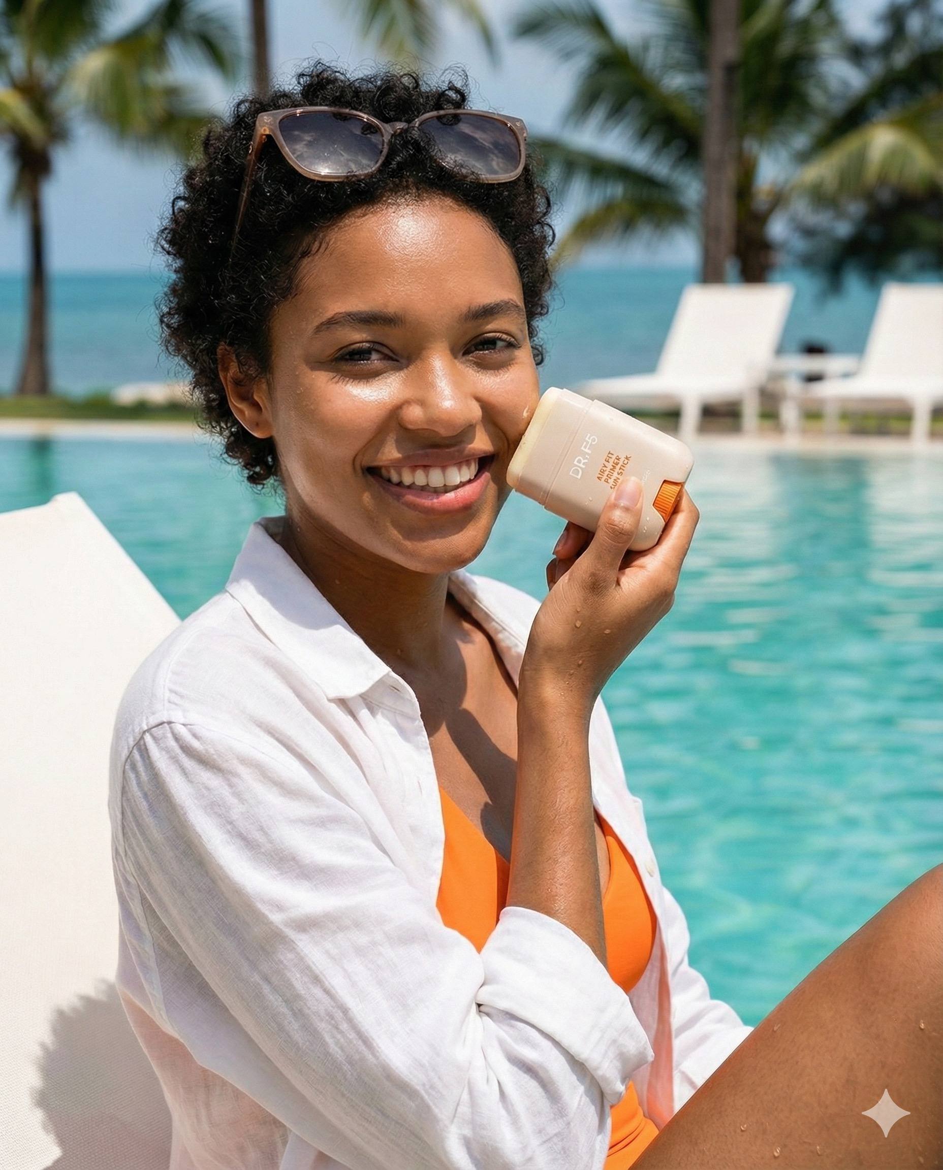 استیک ضد آفتاب و پرایمر Dr.F5 مدل Airy-Fit (SPF50+/PA++++) | مات‌کننده و سبک